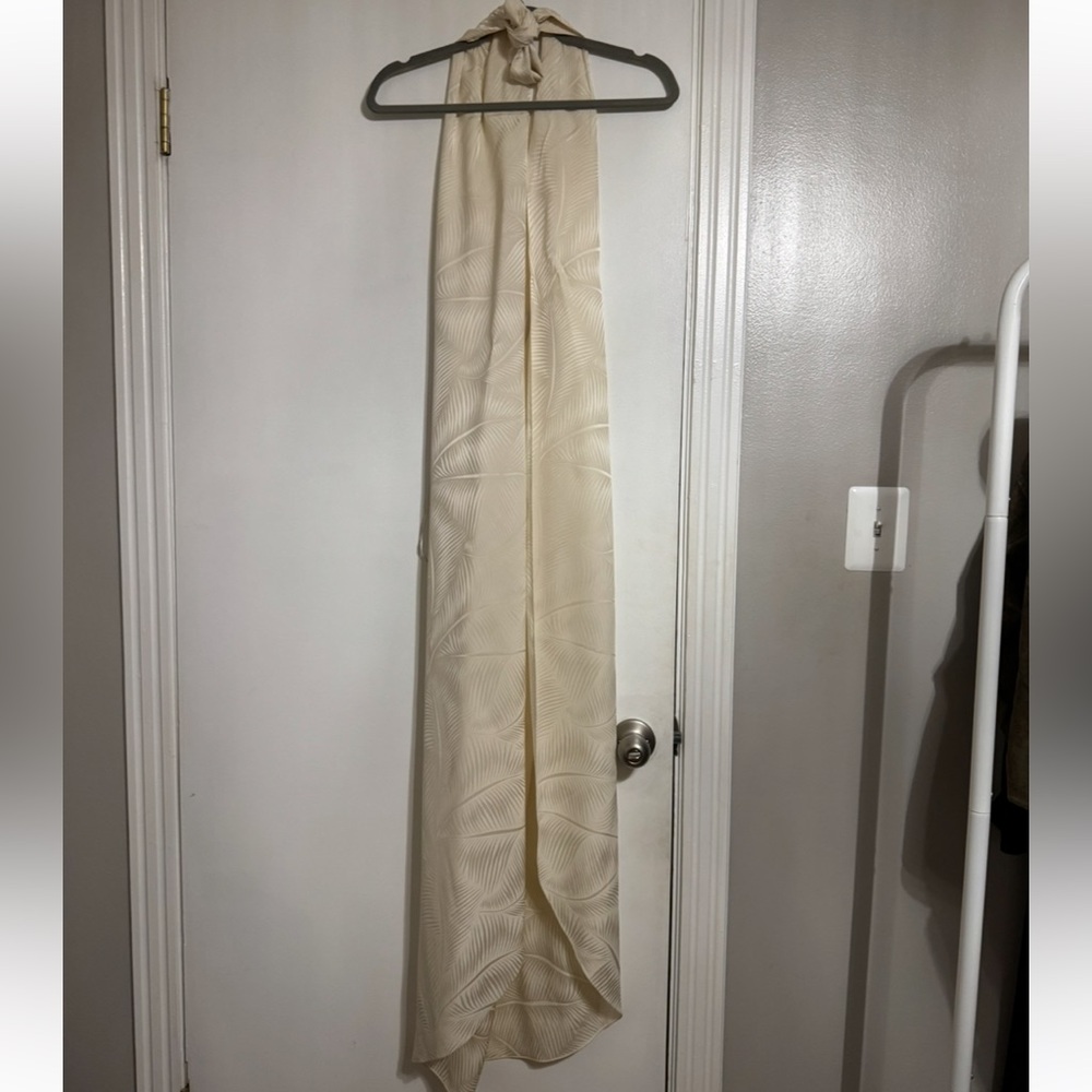 Johanna Ortiz Cream Draped Halter Top - Picture 8 of 9